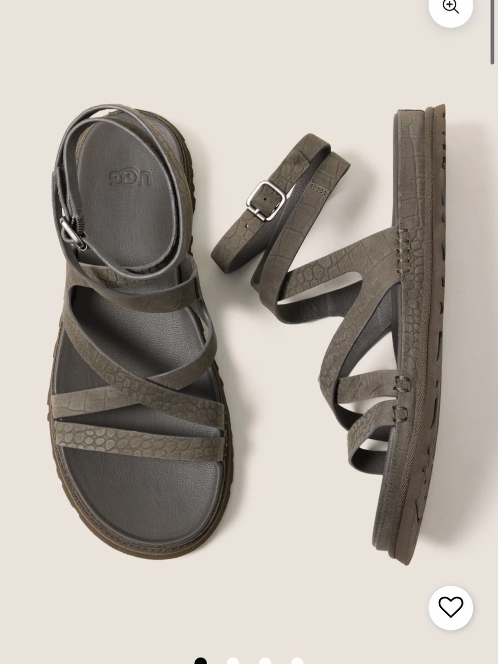 UGG Goldgengaze Embossed Ankle Wrap
